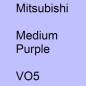 Preview: Mitsubishi, Medium Purple, VO5.